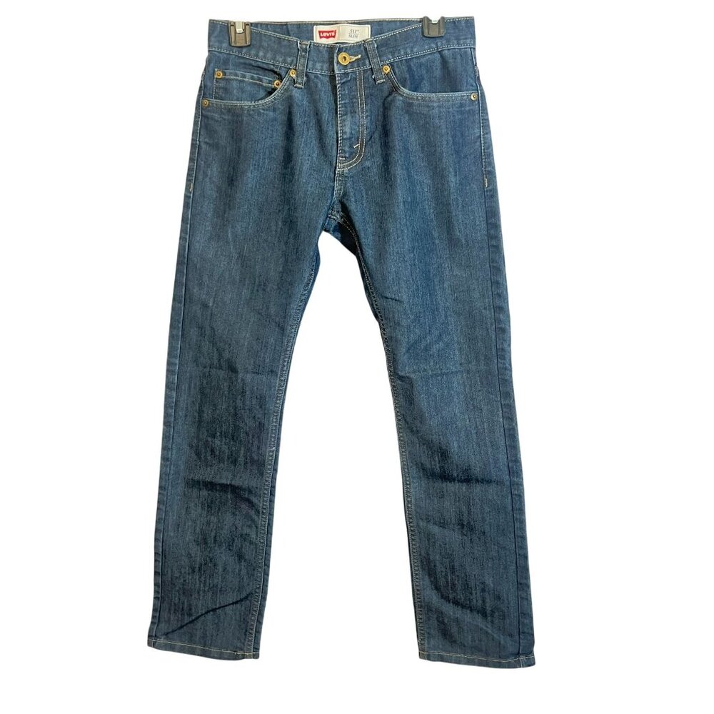 Levis 511 Slim Fit Jeans 28x28 Mens Denim Pants Medium Wash Casual Everyday Wear